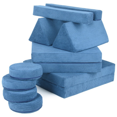 Wielofunkcyjna sofa modułowa dla dziecka i klocki piankowe w jednym